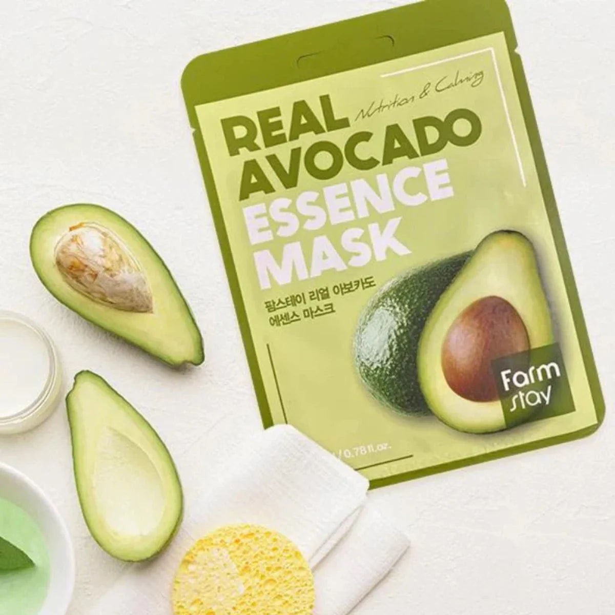 Masque Hydratant à l'avocat - 1pcs