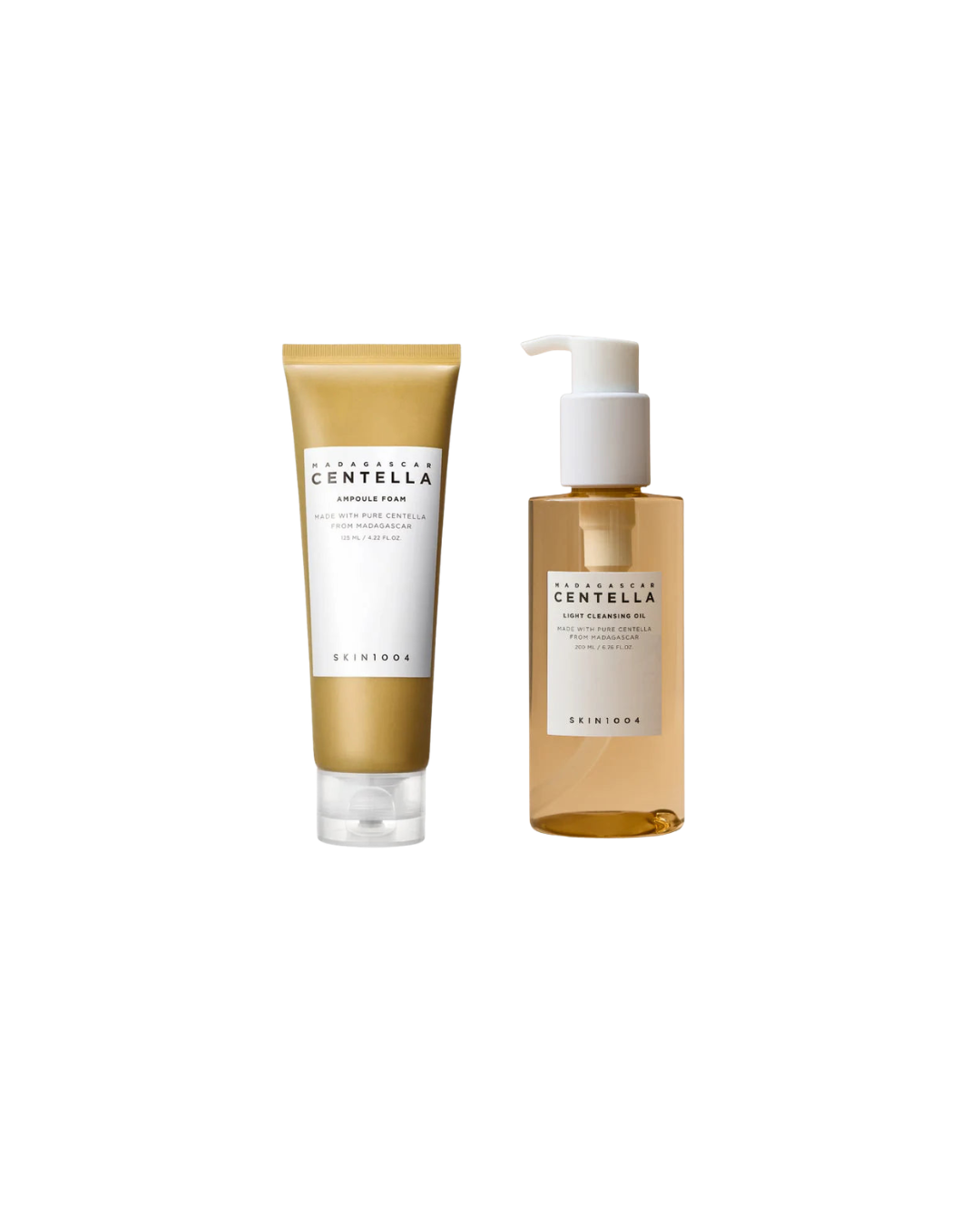 SKIN 1001 - Huile Démaquillante + Mousse nettoyante