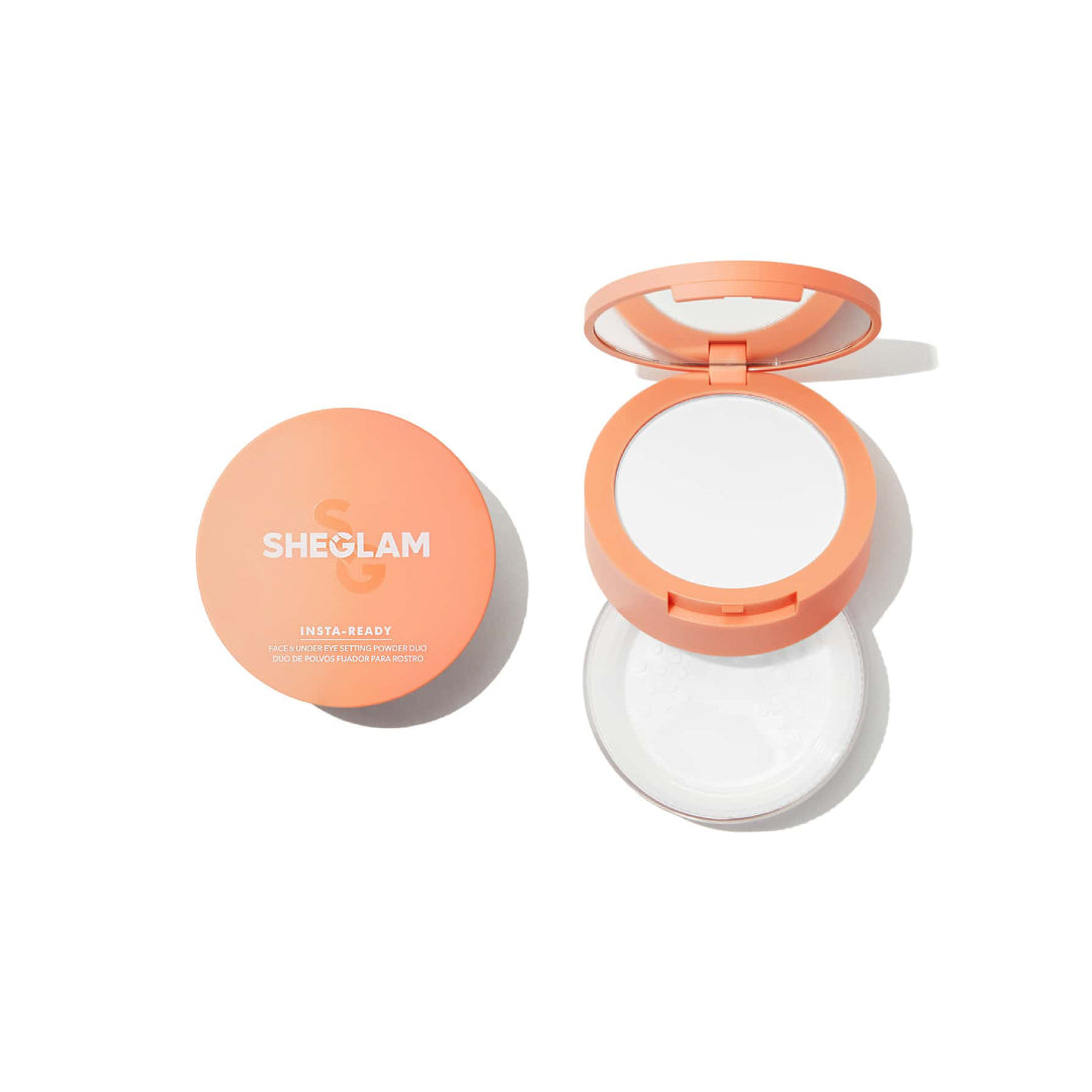 Duo de poudres fixatrices pour le visage et le dessous des yeux